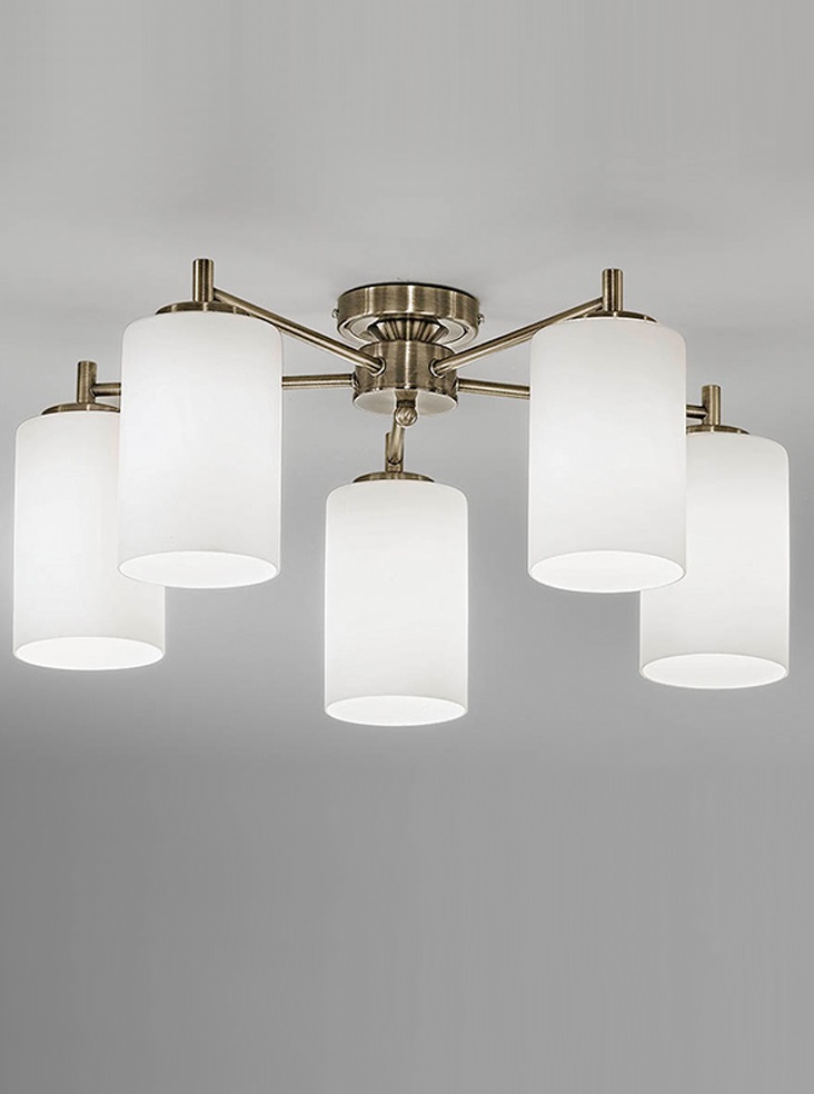Decima 5 light Fitting (D own)