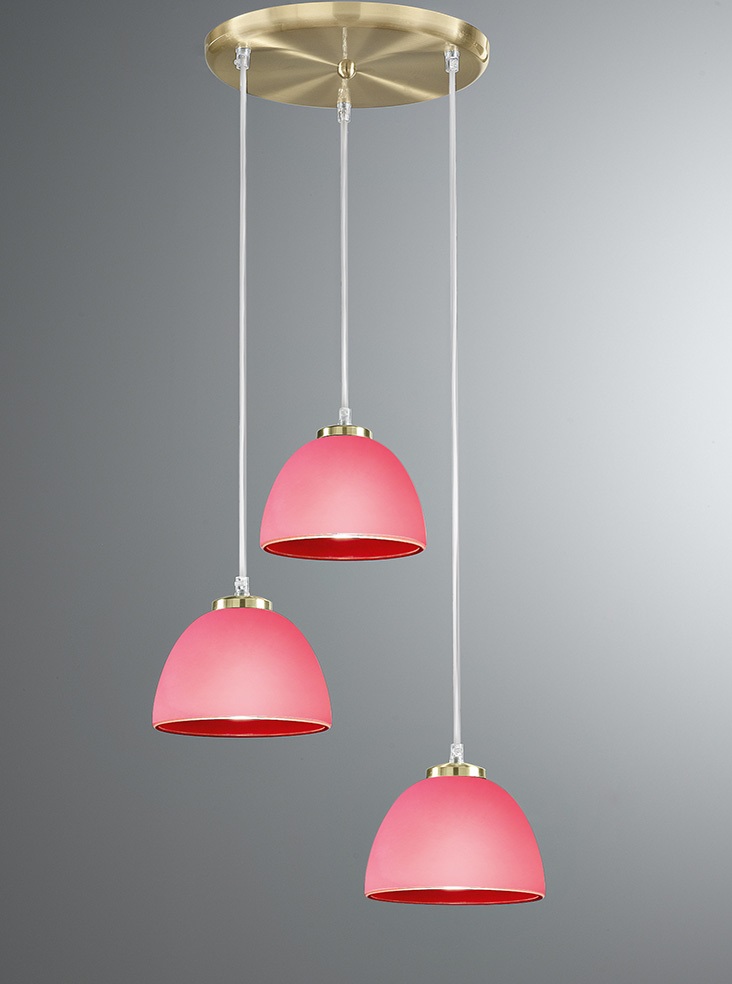  Spreader with 3 x Red/White Glasses