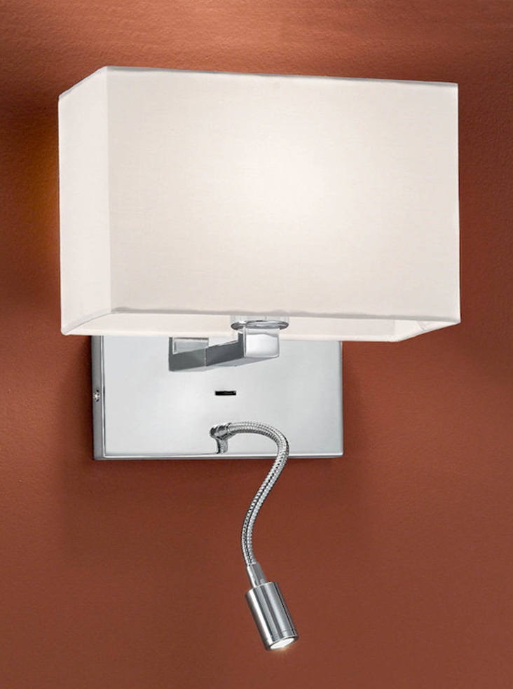  Wall Bracket with LED Reading Light